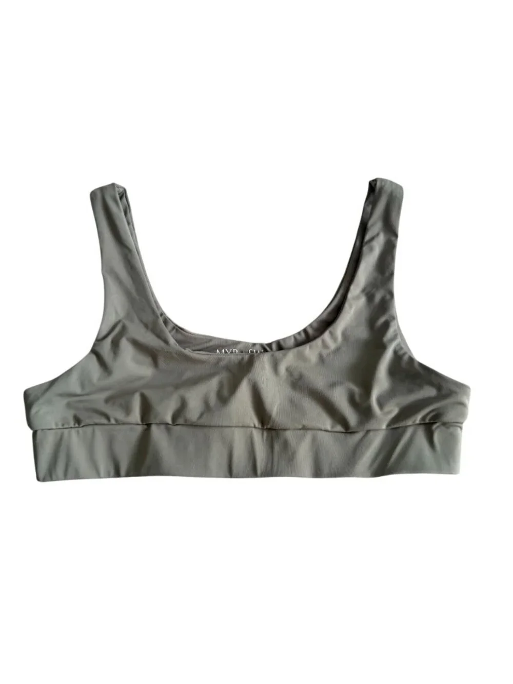 MYRA SWIM Olive Green Swim Bikini Top Size Small